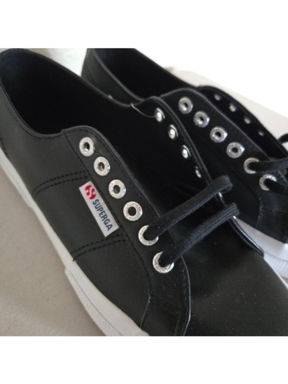 Superga 2750 Nappa Leather Classic Sneaker Women Size 10 New 082025 - Picture 5 of 9